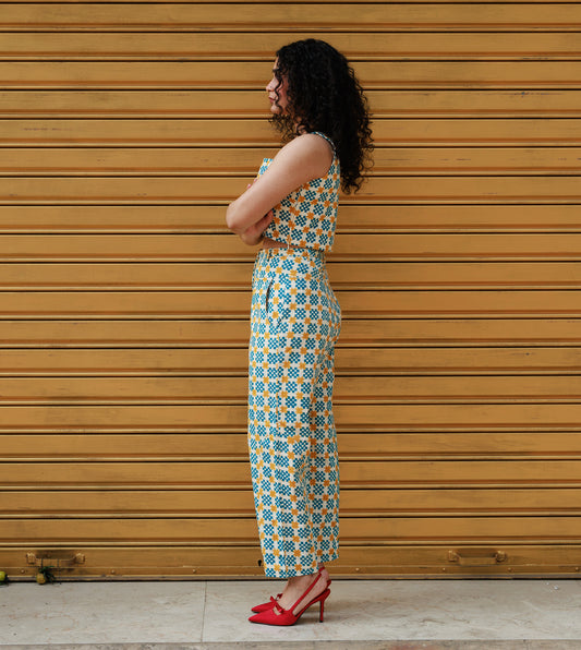 Emi Pants • Star Gingham