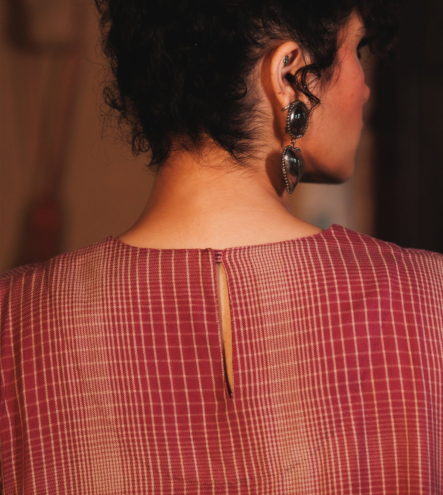 Jun Dress • Gradient Plaid