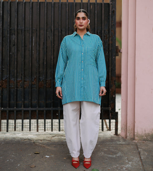 Soho Shirt • Two Tone Stripe