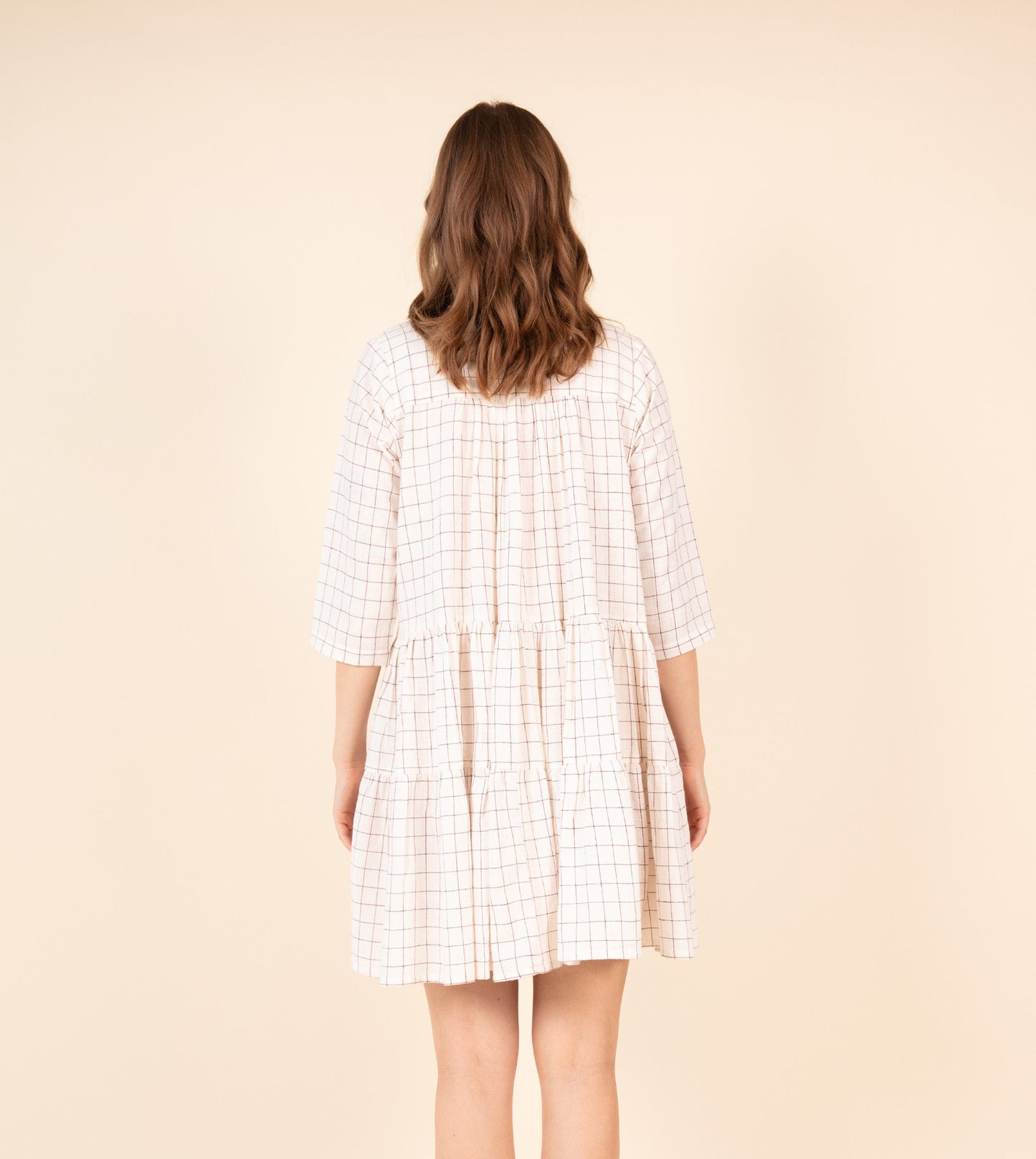 Sana Dress | Harkoi Studio - Embrace effortless elegance with the Sana Dress. Keywords: sustainable dress, eco-friendly fashion, Sana Dress, ethical women's clothing, modern elegant dress.