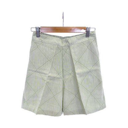 Ren Shorts Pale Green | Harkoi Studio - Embrace effortless style with the Ren Shorts in pale green. Keywords: sustainable shorts, eco-friendly fashion, Ren Shorts, pale green shorts, ethical clothing.