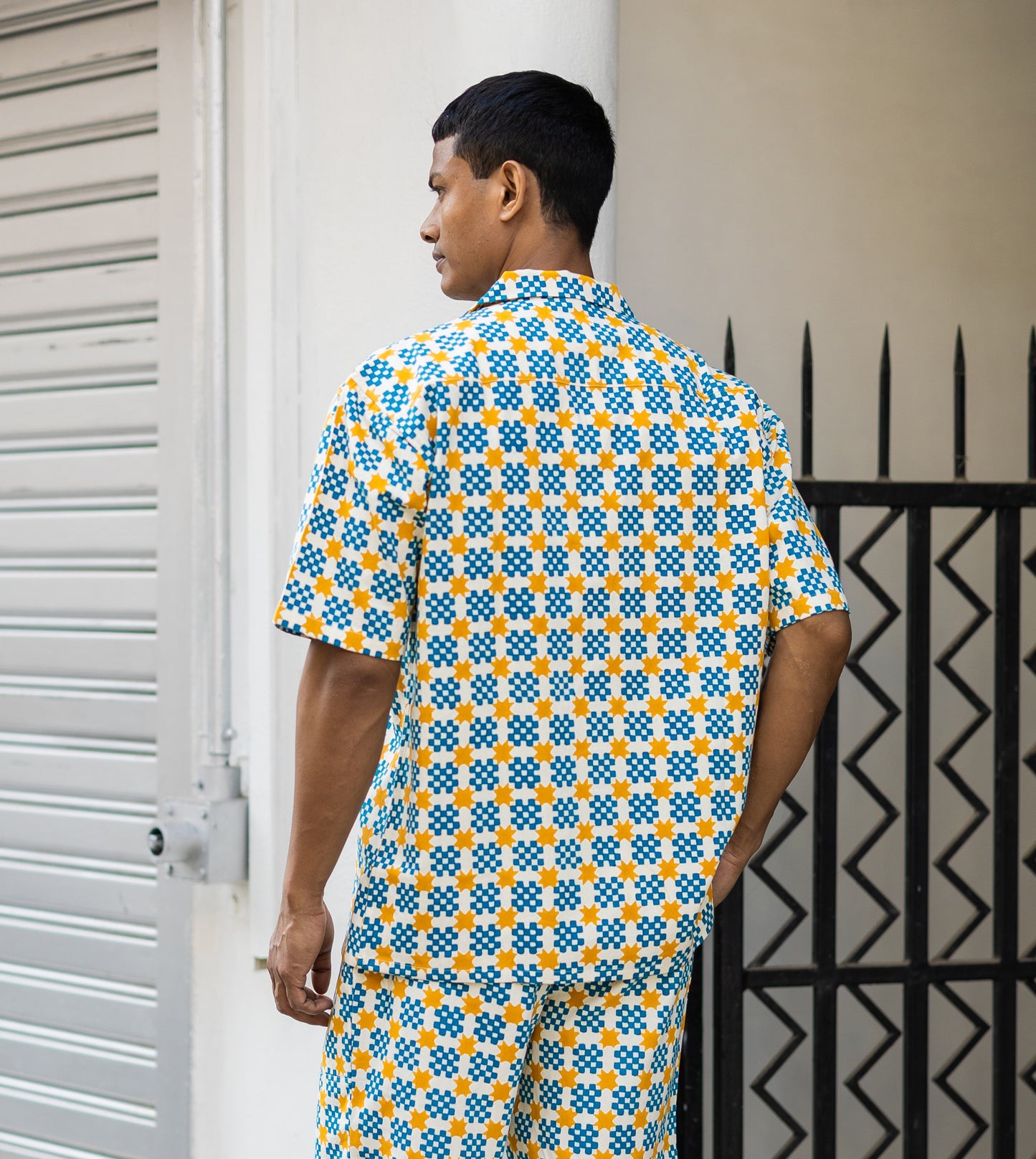 Kenji Shirt • Star Gingham