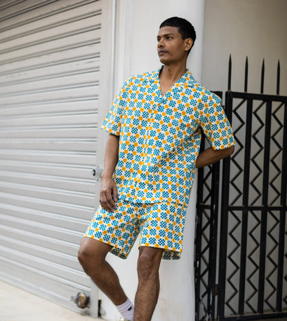 Ina Mens Shorts • Star Gingham