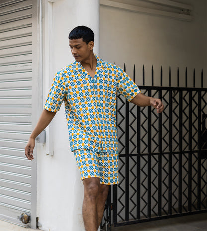 Ina Mens Shorts • Star Gingham