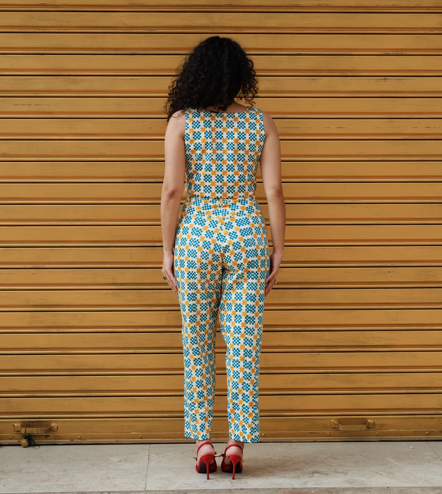 Emi Pants • Star Gingham