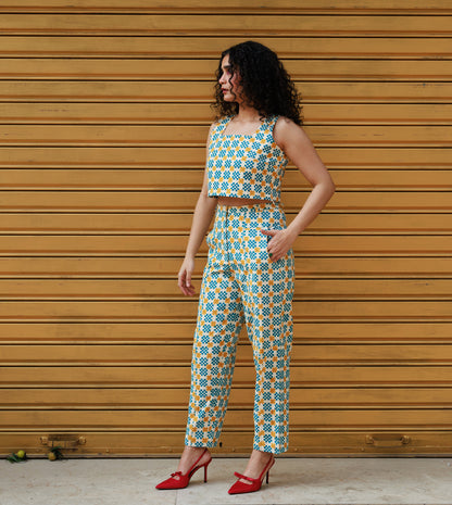 Emi Pants • Star Gingham