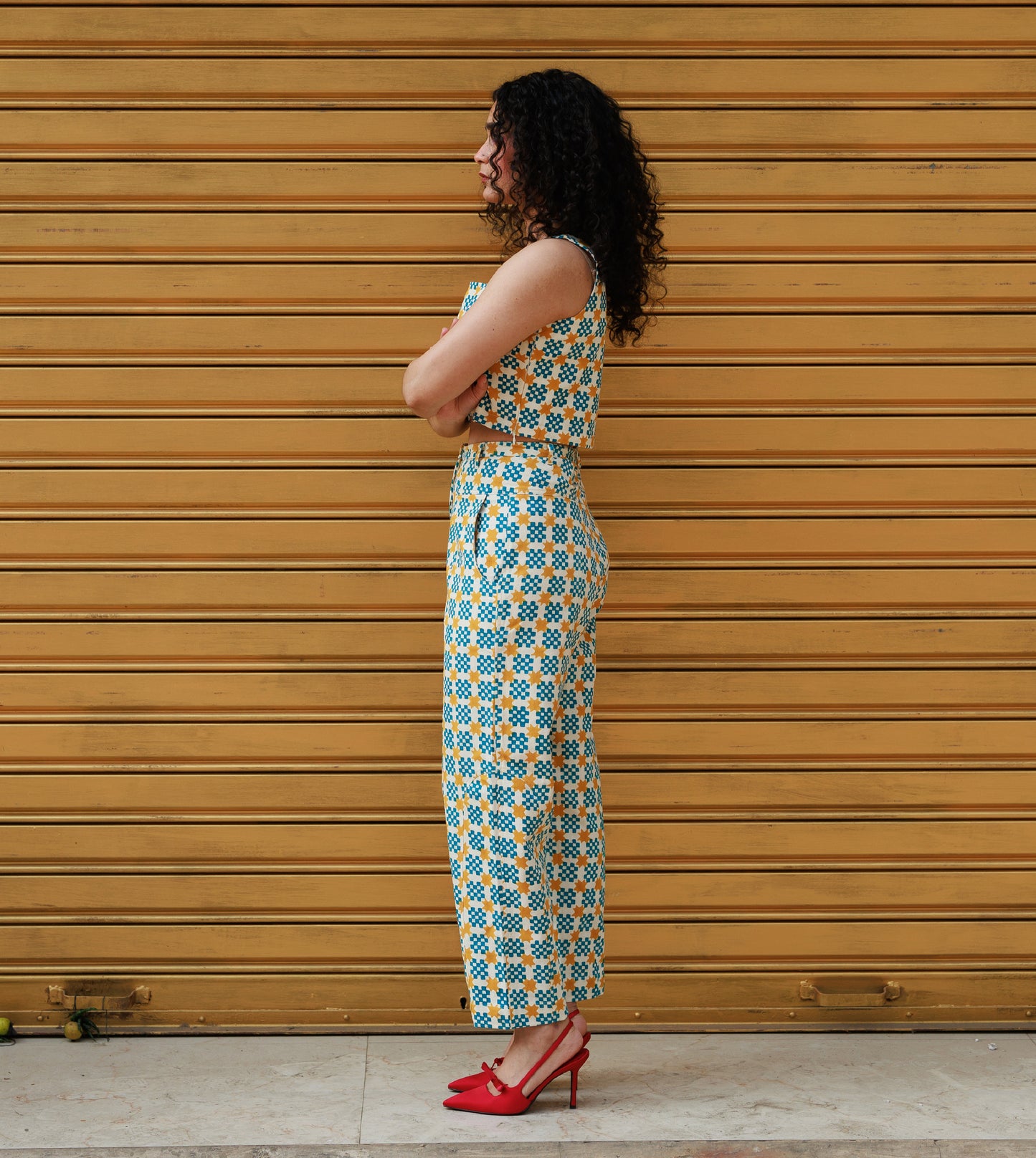 Emi Pants • Star Gingham