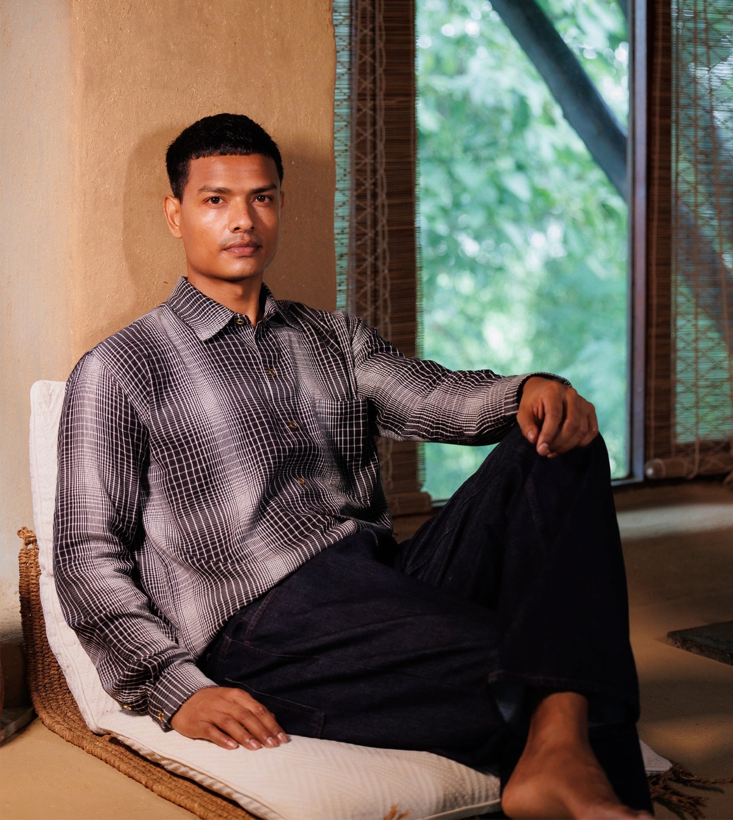 Vesper Shirt • Gradient Plaid