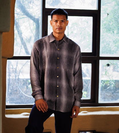 Vesper Shirt • Gradient Plaid