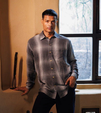 Vesper Shirt • Gradient Plaid