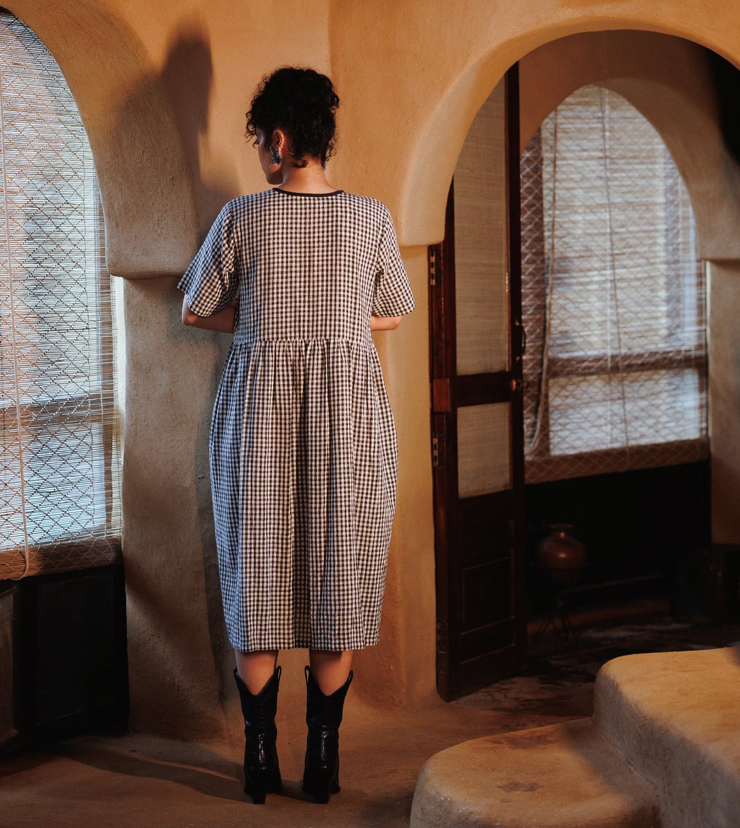 Jemma Dress • Half Cent Gingham