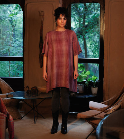 Jun Dress • Gradient Plaid