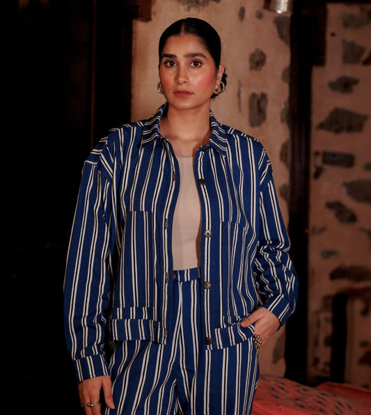 Poppy Jacket • Double Stripe