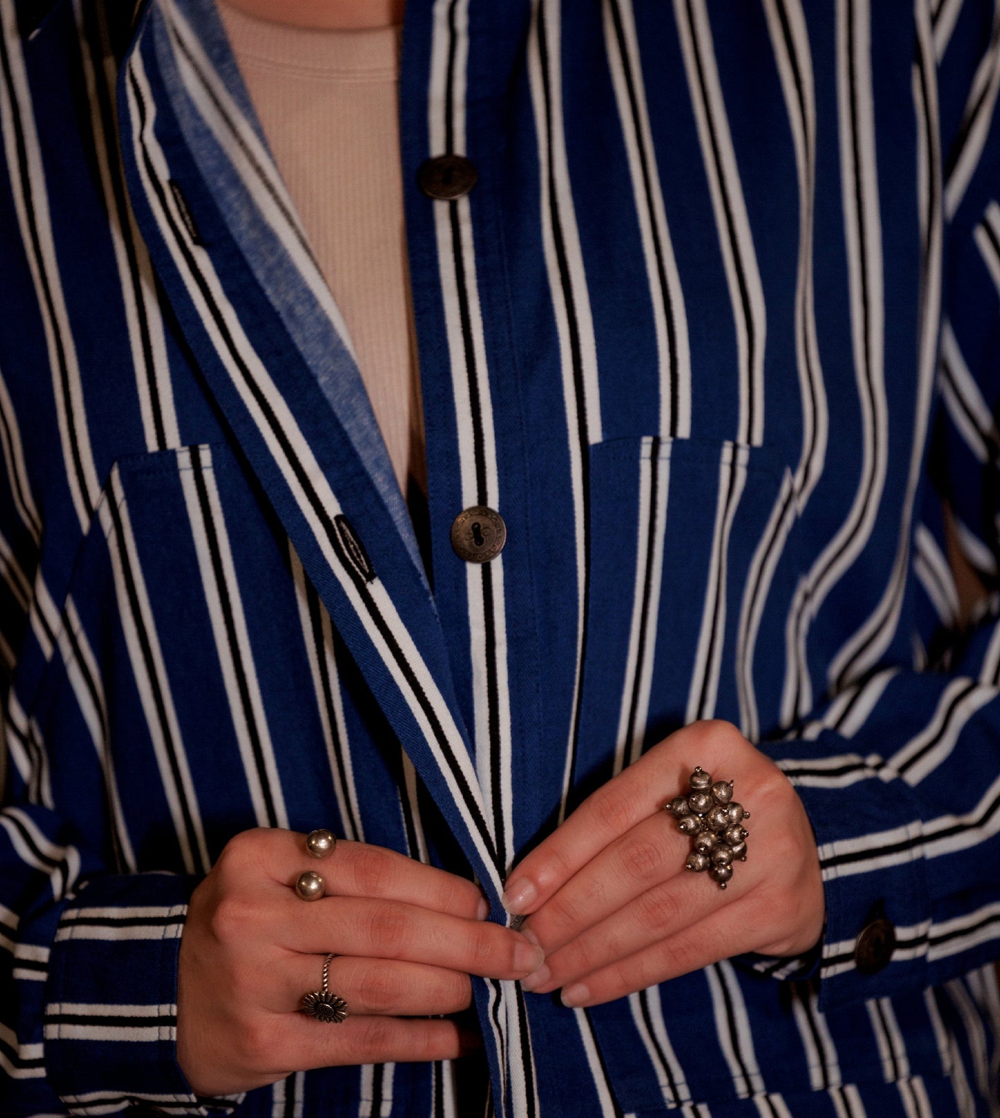 Poppy Jacket • Double Stripe