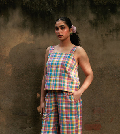 Quincy Top • Candy Plaid