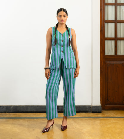 Nyla Vest • Wide Stripes