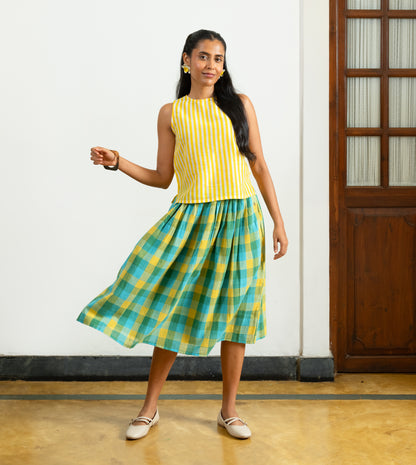 Akira Top • Plain Stripes Yellow